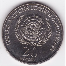 1995 20¢ United Nations Uncirculated