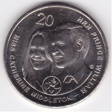 2011 20¢ Royal Wedding Uncirculated