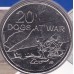 2016 20¢ Anzac To Afghanistan - Dogs Of War Carded/Coin