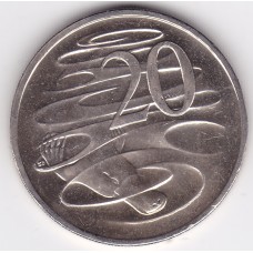 2007 20¢ Platypus Uncirculated