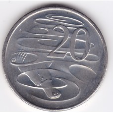 2008 20¢ Platypus Uncirculated