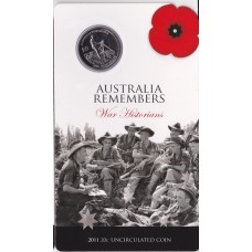 2011 20¢ Australia Remembers - War Historians Carded/Coin