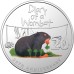 2022 20¢ 20th Anniversary of Diary of a Wombat Book Week Coloured Carded Coin Uncirculated