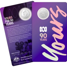 2022 20¢ 90th Anniversary of ABC Carded Coin Uncirculated