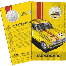2020 50¢ 60 Years of Supercars - 1970 Holden Monaro Coloured Uncirculated 