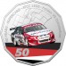 2020 50¢ 60 Years of Supercars - 1998 Holden VS Commodore Coloured Uncirculated 