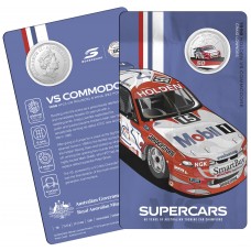 2020 50¢ 60 Years of Supercars - 1998 Holden VS Commodore Coloured Uncirculated 