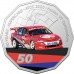 2020 50¢ 60 Years of Supercars - 2000 Holden VT Commodore Coloured Uncirculated 