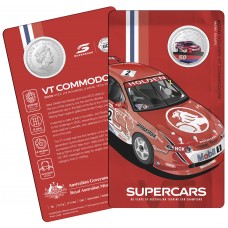 2020 50¢ 60 Years of Supercars - 2000 Holden VT Commodore Coloured Uncirculated 