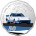 2020 50¢ 60 Years of Supercars - 1983 Mazda RX-7 Coloured Uncirculated 