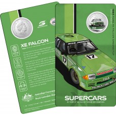 2020 50¢ 60 Years of Supercars - 1984 Ford XE Falcon Coloured Uncirculated 