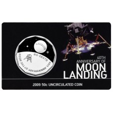 2009 50¢ 40th Anniversary of the Moon Landing Coin/Card