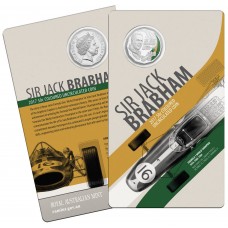 2017 50¢ Sir Jack Brabham Formula One World Champion Coin/Card