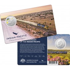 2020 50c 50th Anniversary of the Indian Pacific Coin/Card Uncirculated