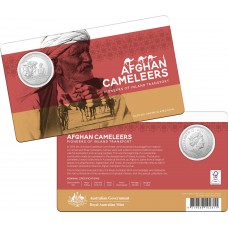 2020 50¢ 160 years Afgan Cameleers Coin/Card Uncirculated