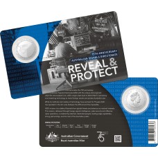 2022 50¢ 75th Anniversary of the Australian Signals Directorate Carded Coin Uncirculated