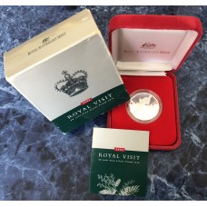 2000 50¢ Royal Visit Queen Elizabeth II 99.9% Silver Proof