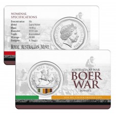2014 50¢ Australia at War - Boer War Coin/Card