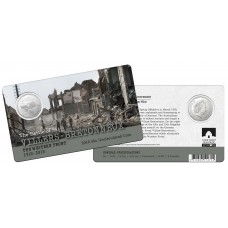2018 50¢ The Western Front 1918–2018 - Villers-Bretonneux Coin/Card Uncirculated