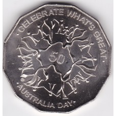 2010 50¢ Australia Day Uncirculated