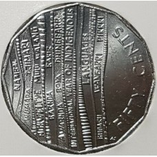 2019 50¢ International Year of Indigenous Languages Coin