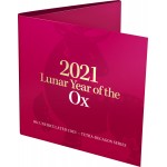 2021 50¢ Lunar Year of the OX Tetra-decagon Coin/Card Uncirculated