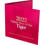 2022 50¢ Lunar Year of the Tiger Tetra-decagon Coin/Card Uncirculated