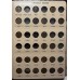 1909 to 1958 US 1 Cent Lincoln Wheat Coins in a Dansco Supreme Album