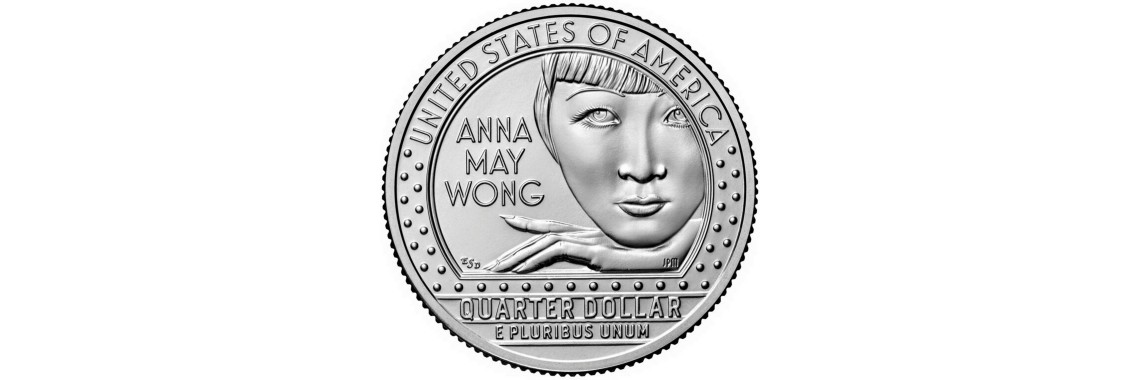 2022 US American Women Quarters Anna May Wong Coin