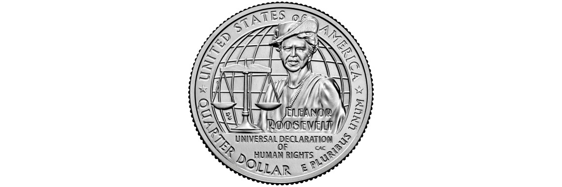 2023 US American Women Quarters Eleanor Roosevelt Coin