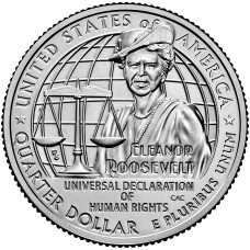 2023 US American Women Quarters Eleanor Roosevelt Coin