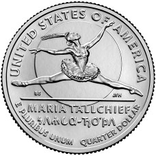2023 US American Women Quarters Maria Tallchief Coin