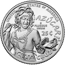 2024 US American Women Quarters Celia Cruz Coin 2024 US American Women Quarters Celia Cruz Coin