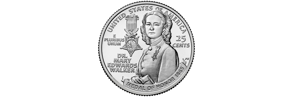 2024 US American Women Quarters Dr Mary Edwards Walker Coin
