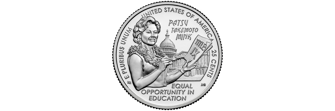 2024 US American Women Quarters Patsy Takemoto Mink Coin