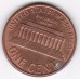 1987 US 1 Cent Lincoln Memorial - D Mint Mark