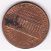 1989 US 1 Cent Lincoln Memorial