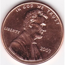 2003 US 1 Cent Lincoln Memorial