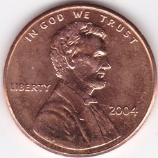 2004 US 1 Cent Lincoln Memorial