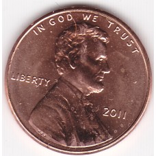 2011 US Lincoln 1 Cent The Union Shield