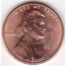 2012 US Lincoln 1 Cent The Union Shield