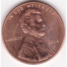 2014 US Lincoln 1 Cent The Union Shield - D