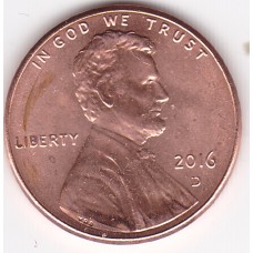 2016 US Lincoln 1 Cent The Union Shield - D