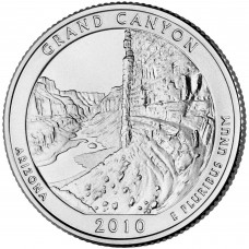 2010 US Beautiful Quarters Grand Canyon National Park