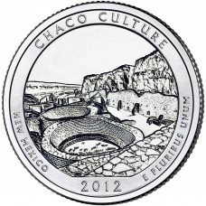 2012 US Beautiful Quarters Chaco Culture National Historical Park