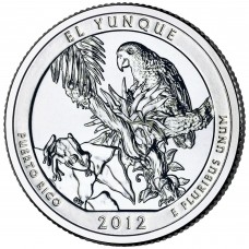 2012 US Beautiful Quarters El Yunque National Forest