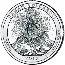 2012 US Beautiful Quarters Hawaii Volcanoes National Park