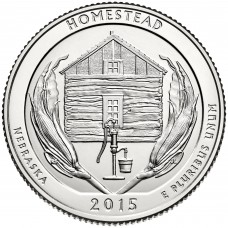 2015 US Beautiful Quarters Homestead National Monument of America