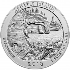 2018 US Beautiful Quarter Apostle Islands National Lakeshore