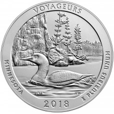 2018 US Beautiful Quarter Voyageurs National Park